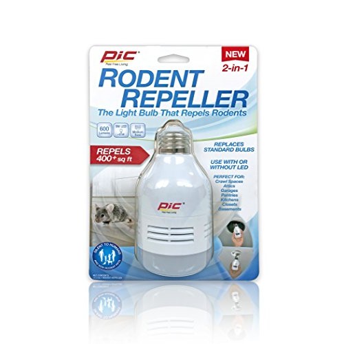 PIC 346330 RR Rodent Repeller LED Bulb, Ivory