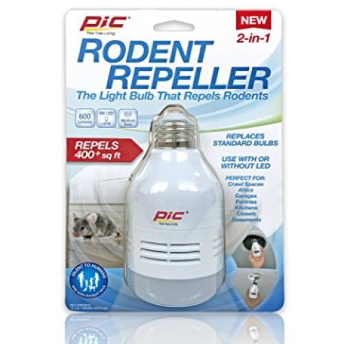 PIC 346330 RR Rodent Repeller LED Bulb, Ivory