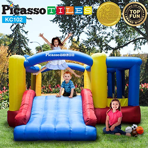 PicassoTiles Upgrade Version KC102 12x10 Foot Inflatable Bouncer...