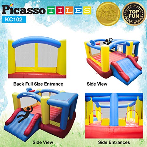 PicassoTiles Upgrade Version KC102 12x10 Foot Inflatable Bouncer...