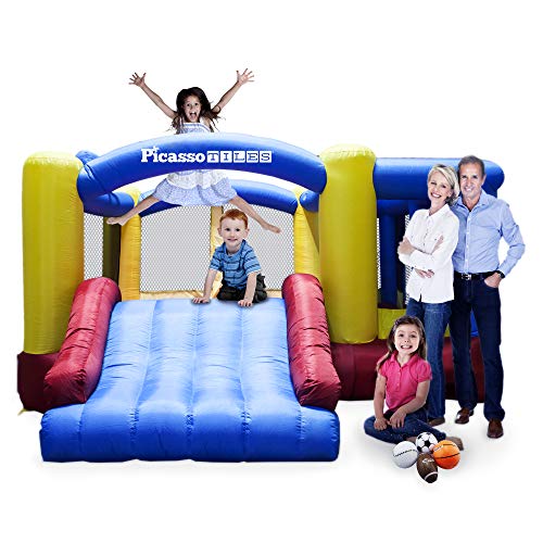 PicassoTiles Upgrade Version KC102 12x10 Foot Inflatable Bouncer...