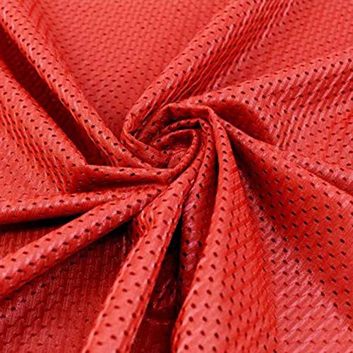 Pico Textiles Red Football Mesh Jersey Fabric - 60 Wide - Style# ...