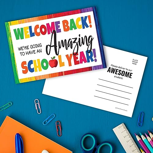 PINK PIXIE STUDIO 30 Welcome Back to School Themed Blank 4x6 Pos...