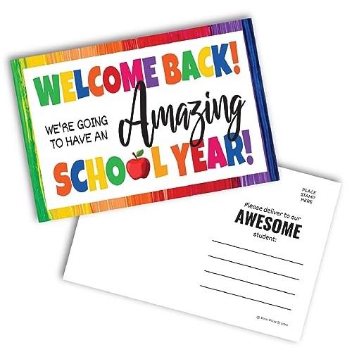 PINK PIXIE STUDIO 30 Welcome Back to School Themed Blank 4x6 Pos...