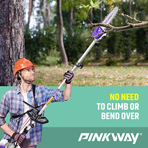PINKWAY 43CC 2-Cycle 5 in 1 Trimming Tools, Multi Functional Cordl...