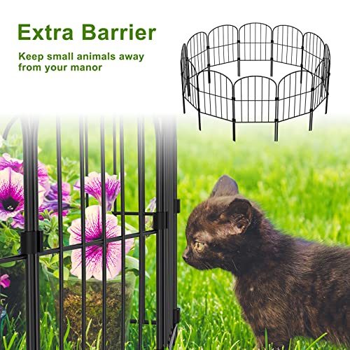 PinPon Garden Fence 10 Pack Animal Barrier Fence 10ft L x 24in ...