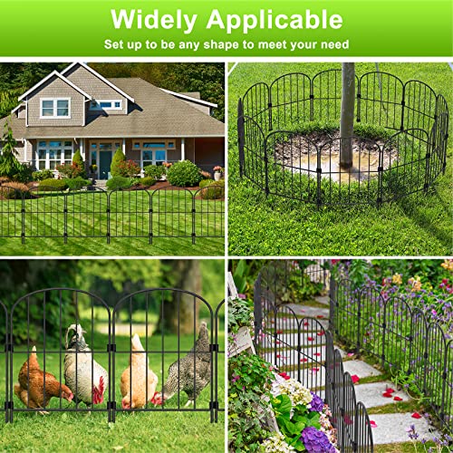 PinPon Garden Fence 10 Pack Animal Barrier Fence 10ft L x 24in ...