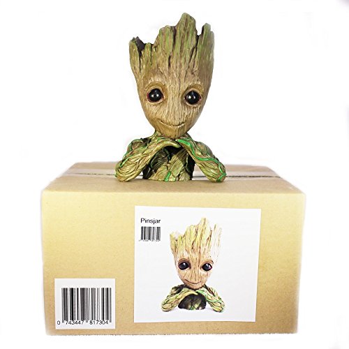 Pinsjar 15cm Kawaii Groot Resin Flowerpot Tree Baby Tree Man Succu...