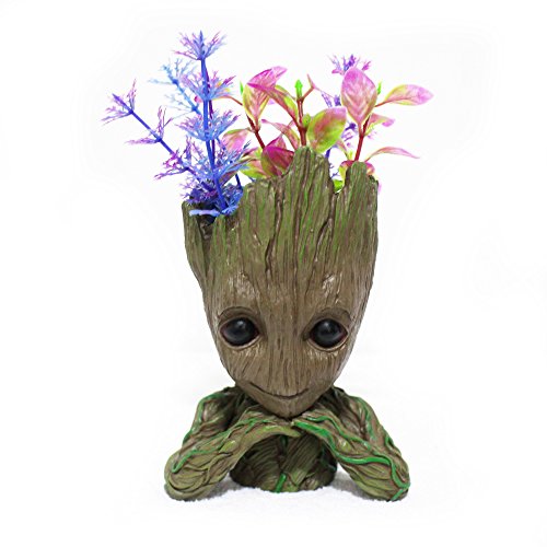 Pinsjar 15cm Kawaii Groot Resin Flowerpot Tree Baby Tree Man Succu...