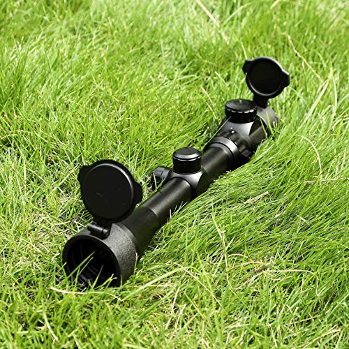 Pinty 3-9X40 Red Green Rangefinder Illuminated Optical Rifle Scope