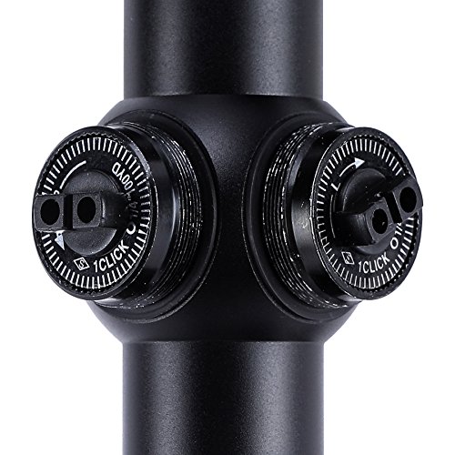 Pinty 3-9X40 Red Green Rangefinder Illuminated Optical Rifle Scope