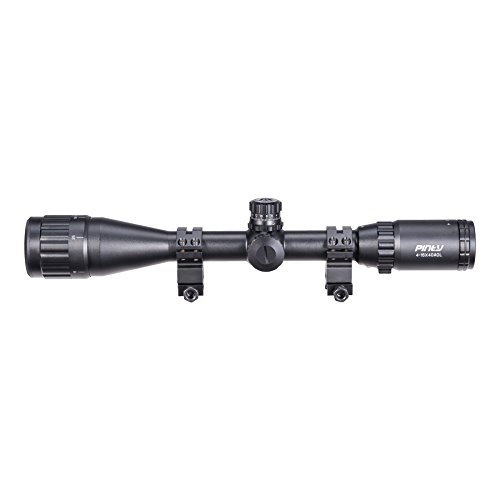 Pinty 4-16X40 Rifle Scope AO Red Green Blue Illuminated Mil Dot wi...