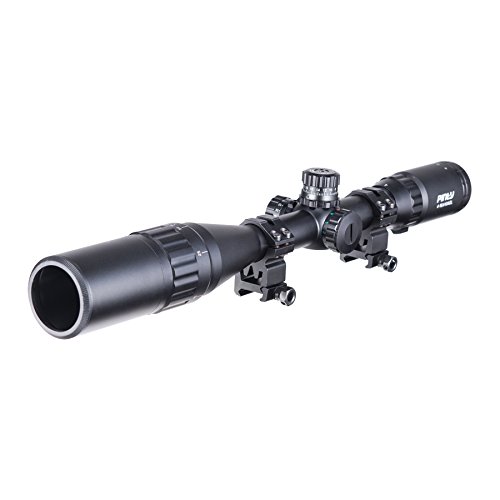 Pinty 4-16X40 Rifle Scope AO Red Green Blue Illuminated Mil Dot wi...