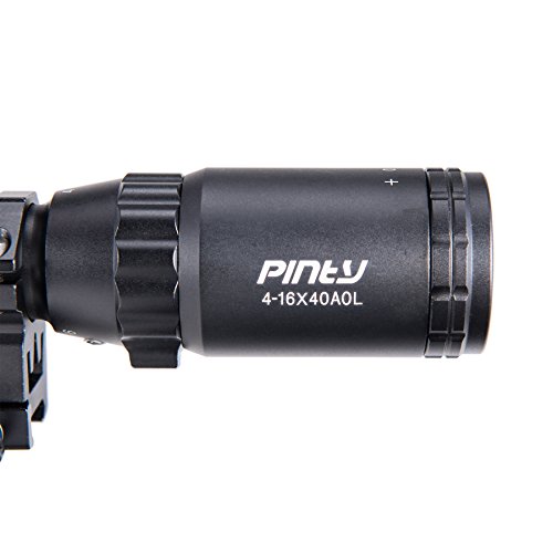 Pinty 4-16X40 Rifle Scope AO Red Green Blue Illuminated Mil Dot wi...