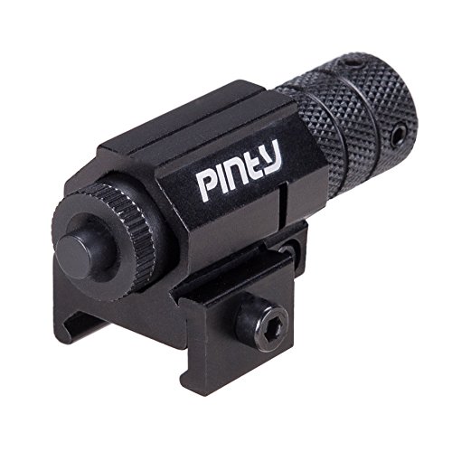 Pinty Compact Tactical Red Laser Sight with Picatinny Mount Alan W...