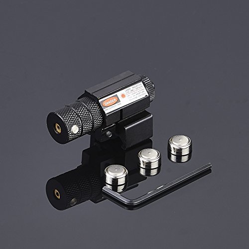 Pinty Compact Tactical Red Laser Sight with Picatinny Mount Alan W...