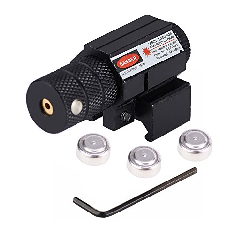Pinty Compact Tactical Red Laser Sight with Picatinny Mount Alan W...