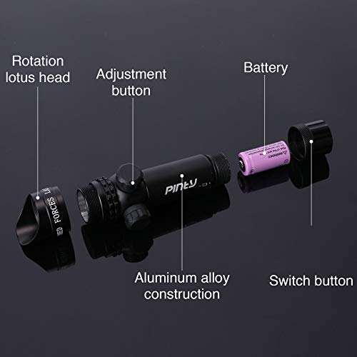 Pinty Green Laser Sight Hunting Rifle Dot Scope Adjustable with Mo...
