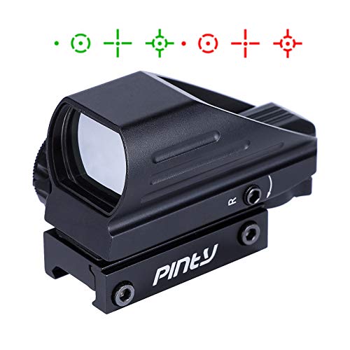 Pinty Red Green Reflex Holographic Rifle Scope Dot Sight 4 Differe...