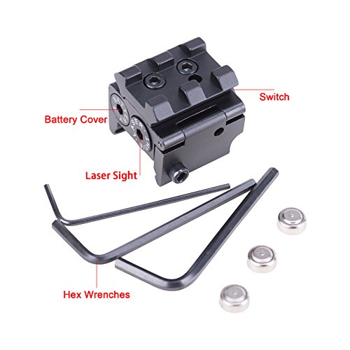 Pinty Red Laser Red Dot Sight Waterproof Military Grade Low Profil...