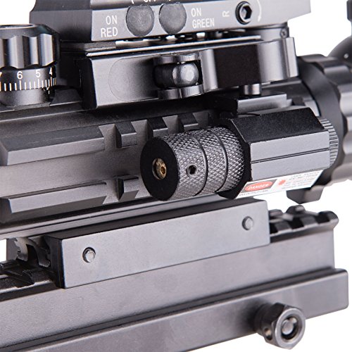 Pinty Rifle Scope 3-9x32 Rangefinder Illuminated Reflex Sight 4 Re...