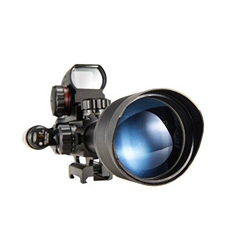 Pinty Rifle Scope 4-12x50EG Rangefinder Mil Dot Tactical Reticle S...