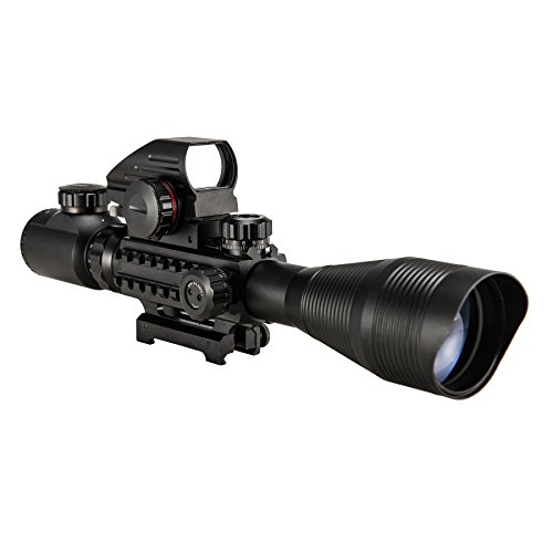 Pinty Rifle Scope 4-12x50EG Rangefinder Mil Dot Tactical Reticle S...