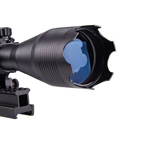 Pinty Rifle Scope 4-16X50 Illuminated Optics Sight Green Laser, Re...