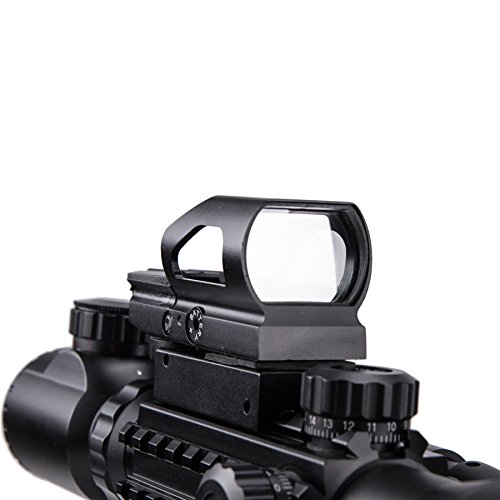 Pinty Rifle Scope 4-16X50 Illuminated Optics Sight Green Laser, Re...
