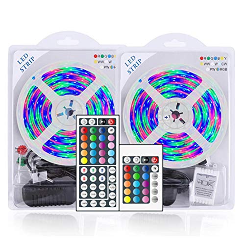 piokikio Waterproof RGB Light Strip Home Party Decoration Remote C...