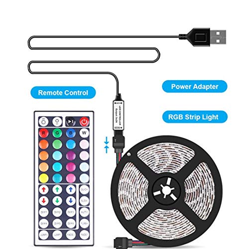 piokikio Waterproof RGB Light Strip Home Party Decoration Remote C...