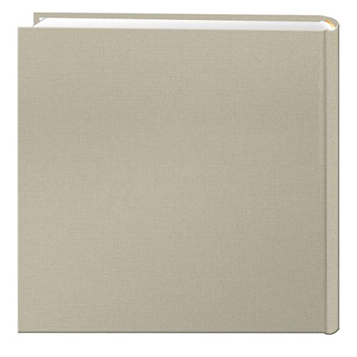 Fabric Frame Cover Photo Album 200 Pockets Hold 4x6 Photos, Biscot...