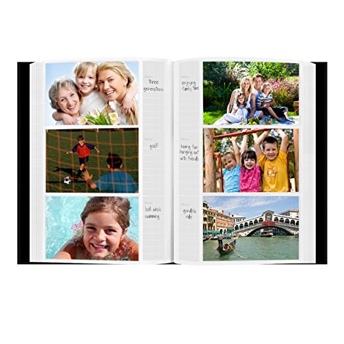 Fabric Frame Cover Photo Album 300 Pockets Hold 4x6 Photos, Deep B...
