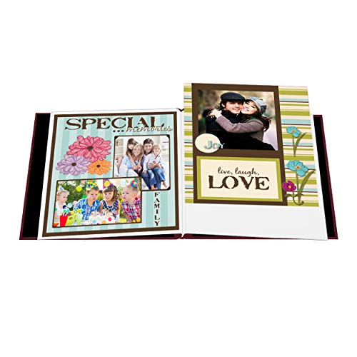 Pioneer 12 Inch by 12 Inch Postbound Silk Fabric Frame Front Memor...