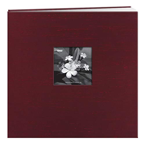 Pioneer 12 Inch by 12 Inch Postbound Silk Fabric Frame Front Memor...