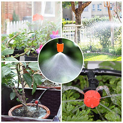 Drip Irrigation Kits,49ft Garden Irrigation System with 1/4 Blank...