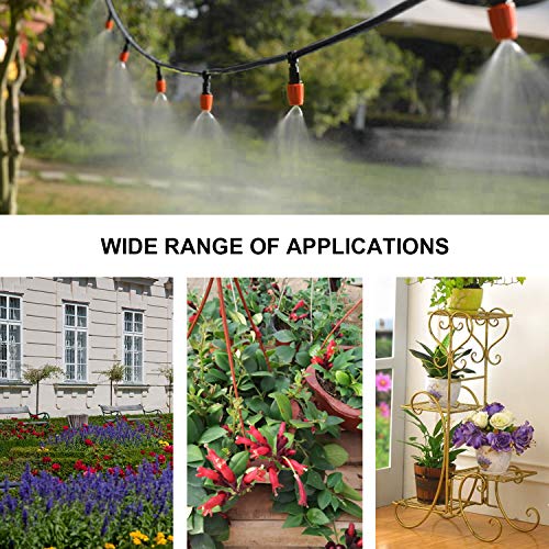 Drip Irrigation Kits,49ft Garden Irrigation System with 1/4 Blank...