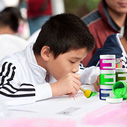 20 PCS Round Sponges Brush Set Kids Painting Tools - Pistha Sponge...