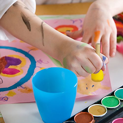 20 PCS Round Sponges Brush Set Kids Painting Tools - Pistha Sponge...