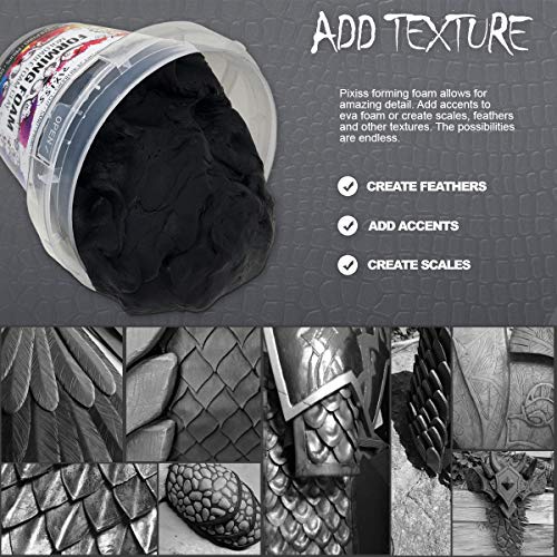 Foam Clay Sculpting Foam for Cosplay 300 Gram White and 300 Gram ...