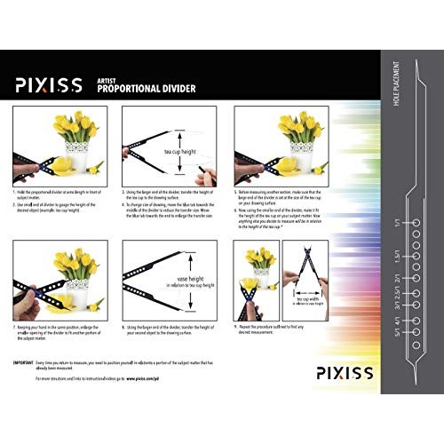 Proportional Divider Artist Drawing Tool for Artists by Pixiss Pro...