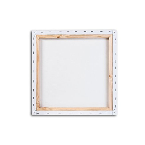 30x30 inch 3 Pack 3/4 Pre Stretched Canvas for Painting. 11 oz Po...