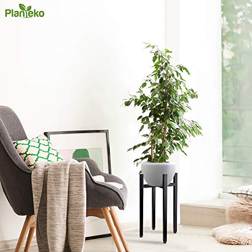 Planteko Mid Century Metal Plant Stand V2 - New Improved Adjustabl...