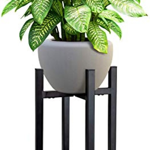 Planteko Mid Century Metal Plant Stand V2 - New Improved Adjustabl...
