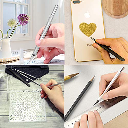 PLANTIONAL Craft Weeding Tools for Vinyl: 18 PCS Craft Basic Set T...