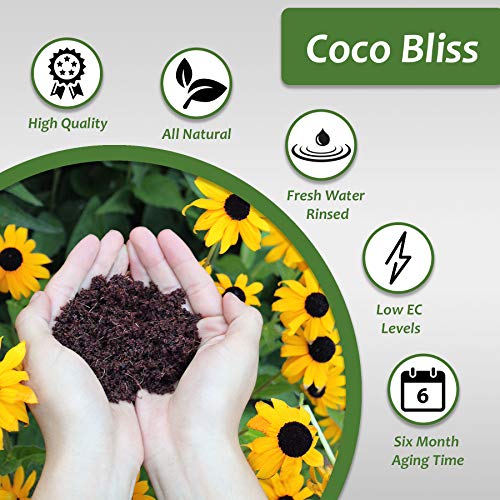 Plantonix Coco Bliss Fiber Soil Disks 10, 60mm Organic Potting S...