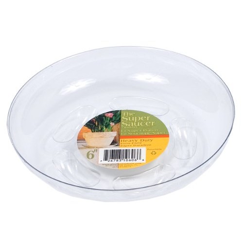 Plastec SS006 Super Plant Saucer, 6-Inch