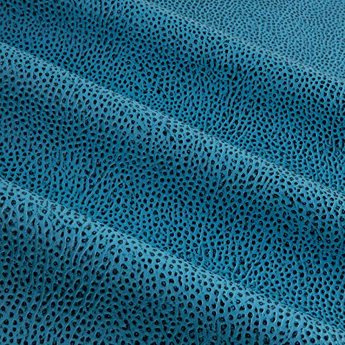 Plastex Fabrics Faux Leather Boca Blue Fabric By The Yard