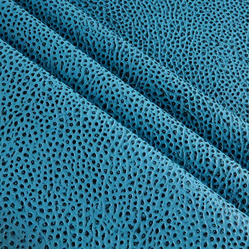 Plastex Fabrics Faux Leather Boca Blue Fabric By The Yard