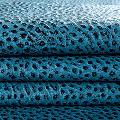 Plastex Fabrics Faux Leather Boca Blue Fabric By The Yard